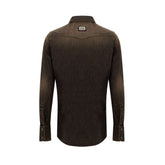Dolce & Gabbana Brown Denim Shirt